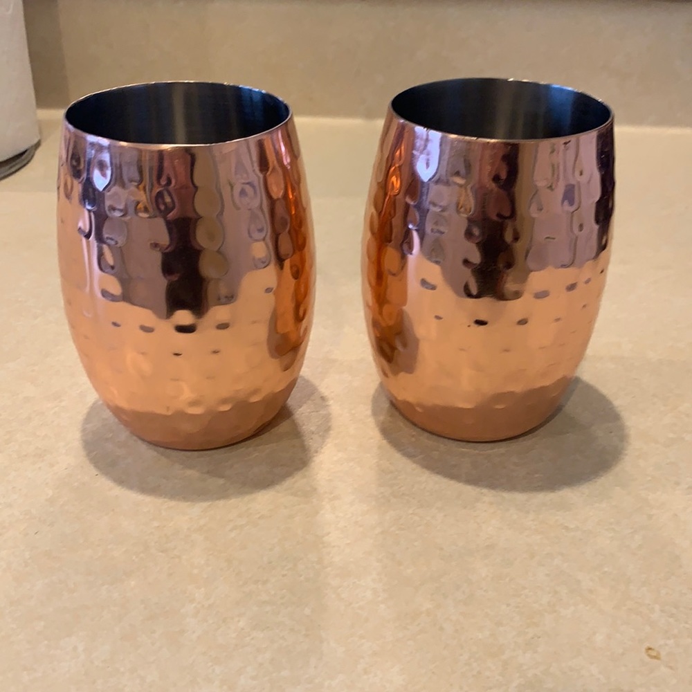 Copper insulated wine tumblers